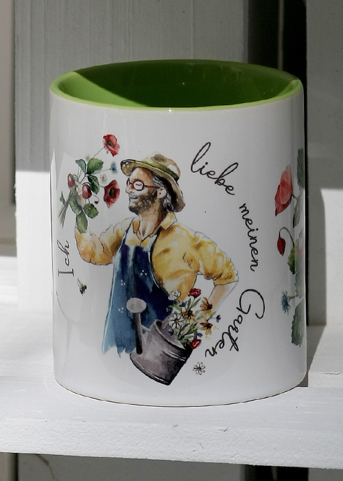 Kaffeetasse Gärtner Grün