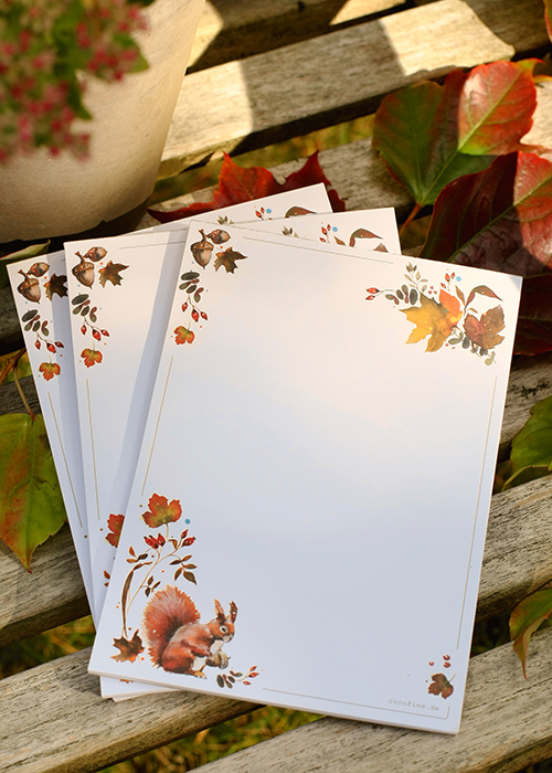 Notizblock Eichhörnchen A5/ 50 Blatt