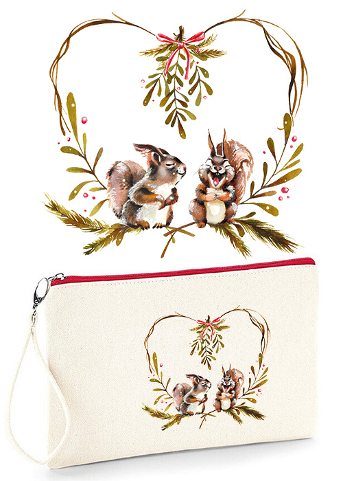 Pouch, Kleine Tasche, 26x17cm