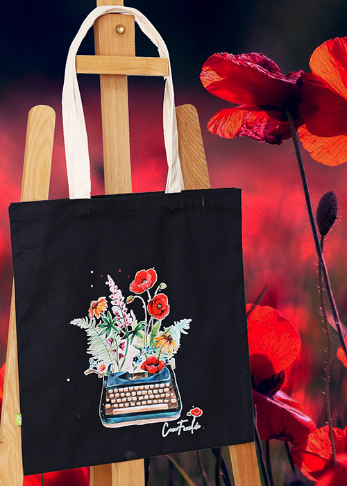 Beutel Schreibmaschine