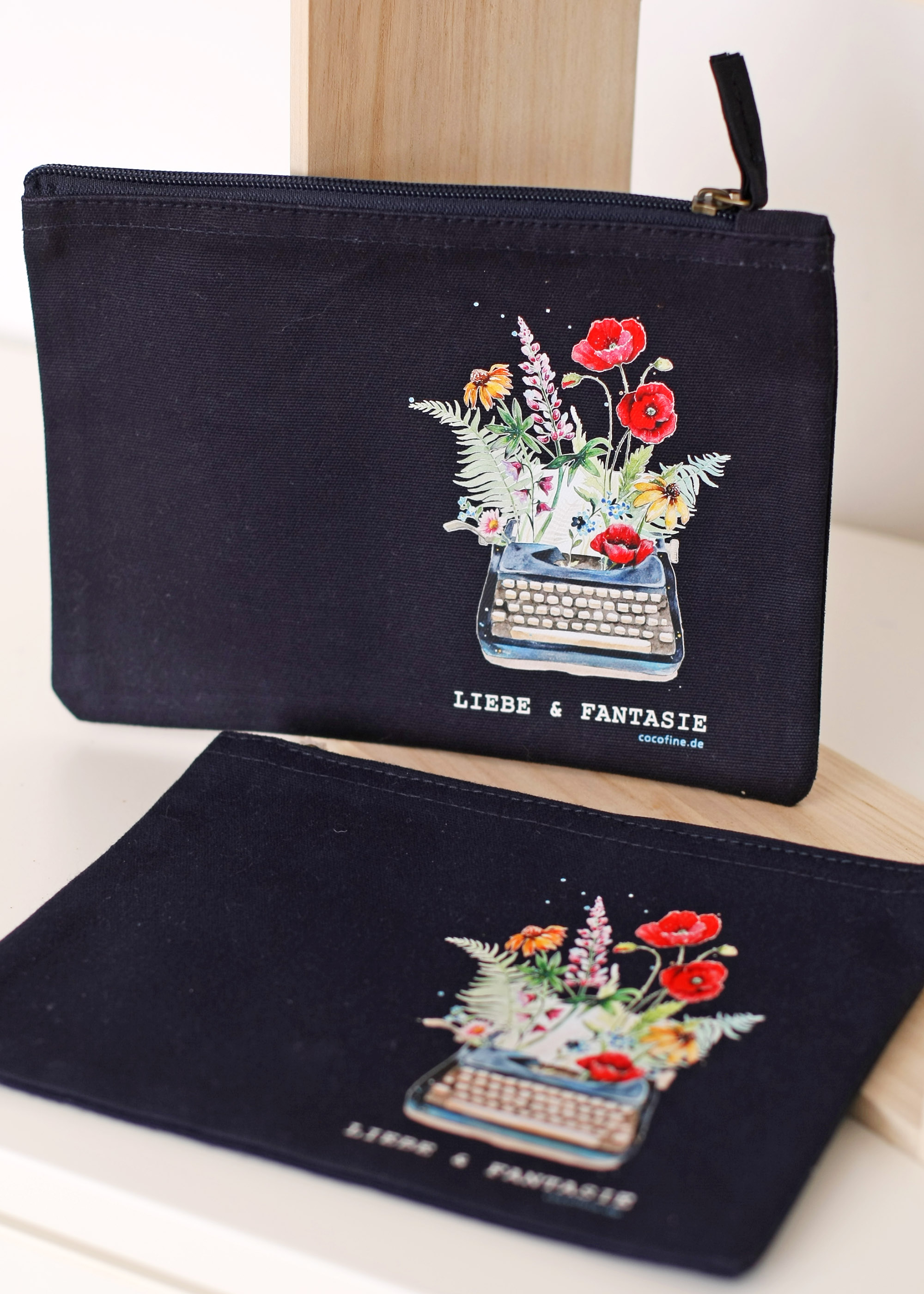 Pouch, kleine Tasche, Schreibmaschine